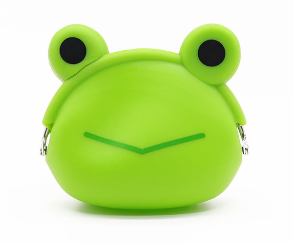 硅膠零錢袋，青蛙硅膠錢包，學生硅膠錢袋